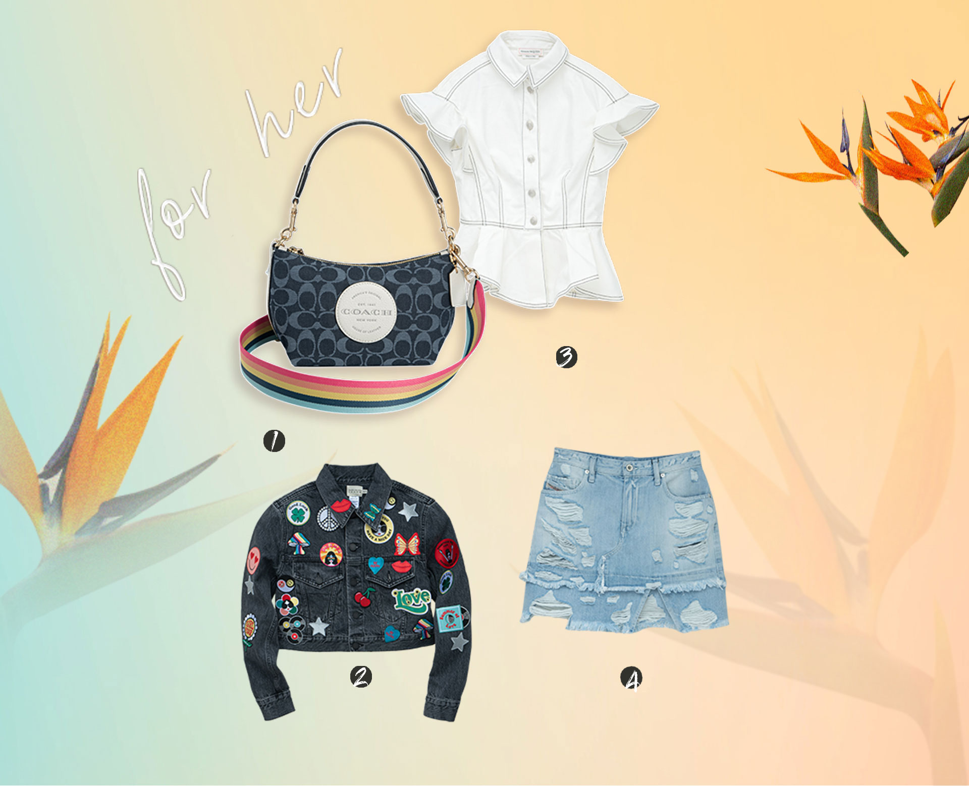 春日悄然，Loewe、Chloé拥你入花海